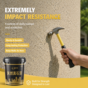 Pintura en Aerosol con Efecto Piedra Real <span class=keywords><strong>de</strong></span> Uso Profesional y Calidad Comercial para Equipos <span class=keywords><strong>de</strong></span> Pintores Profesionales - Product Image 3