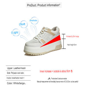 Женские туфли на толстой и высокой подошве - Product Image 3