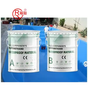 Yu Ru Construction Material High Elastic Concrete Liquid Polyurethane Waterproof Coating Roof Paint
