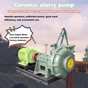 Bomba Centrífuga de Alta Presión para Lodos, de Uso Industrial, Resistente a la Corrosión y a la Abrasión, con Revestimiento Cerámico Horizontal, para Químicos - Product Image 2