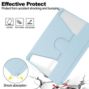 Clavier sans fil détachable de protection, accessoires pour tablette en TPU, pour <span class=keywords><strong>iPad</strong></span> Pro 11 pouces 2024, étui transparent <span class=keywords><strong>rotatif</strong></span> à 360 degrés - Product Image 5