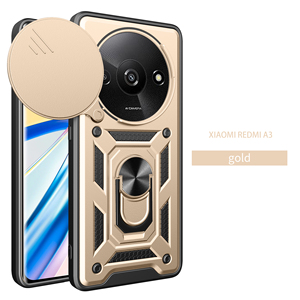 Nouvelle Arrivée Étui de Téléphone Mobile SLJ SJ-8 Design Armure TPU+PC avec Fenêtre Coulissante pour Objectif, Béquille, Antichoc, Étanche et Cadre de Protection pour Appareil Photo - Product Image 5