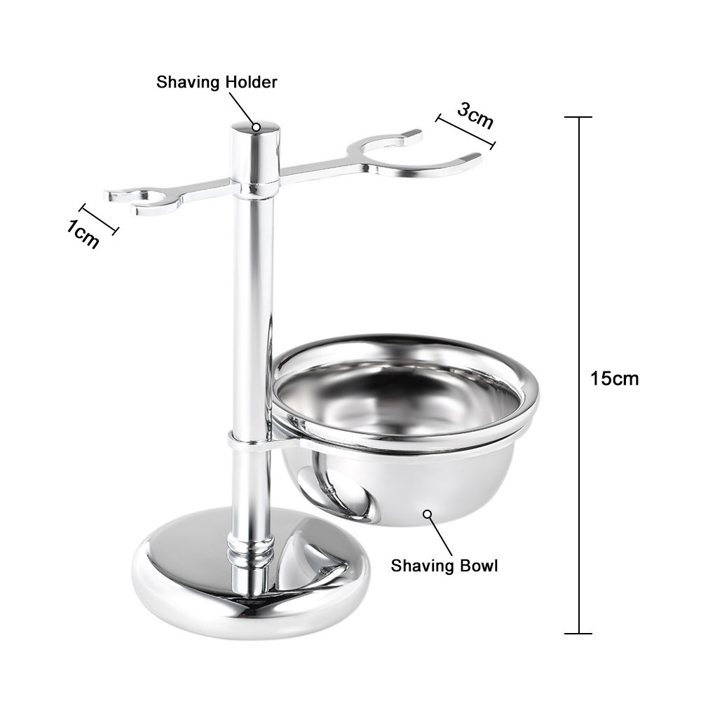 2 в 1 бритвенные инструменты для мужчин, бритвенный станок и подставка для кистей с чашей для мыла, подходит для ручной бритвы и большинства других бритв