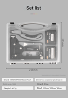 Kit de pistolet à clous manuel multifonctionnel 4-en-1 OEM avec décloucheur, mallette rigide et 2000 clous en fer mixtes pour la menuiserie et le bricolage