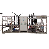 Système de traitement d'eau par osmose inverse RO 500 LPH avec contrôle PLC, machine de traitement d'eau potable pure pour l'industrie