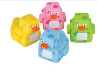 Vente en gros de jouets de bain flottants pour enfants avec son, mini-canard en caoutchouc personnalisé, canard numérique et canard robot en forme de forme, cadeau promotionnel