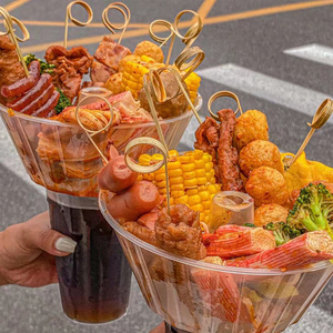 Bán buôn lẩu Snack và uống cốc cốc nhựa chịu nhiệt cốc nhựa với Snack Bát bồn tắm hàng đầu - Product Image 5