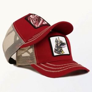 Gorra de Béisbol Vintage de 5 Paneles con Logotipo Bordado Personalizado de Alta Calidad, Gorra de Playa con Estampado Animal - Product Image 1