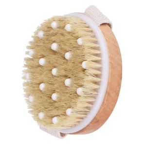 Bathroom Accessories Round Dry Skin Exfoliating Brush for Shower - Product Image 1