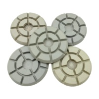 Disque de polissage diamanté Fullux 3 pouces (80 mm) à liant résineux, pour utilisation à sec et à l'eau, excellente performance pour le béton et les sols en pierre