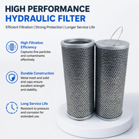 Filter Oli Hidrolik Alternatif Jaring Baja Tahan Karat Baru, Filter Aliran Tinggi Inline, Filtrasi 10 Mikron Model HY-S501.460.150H-ES