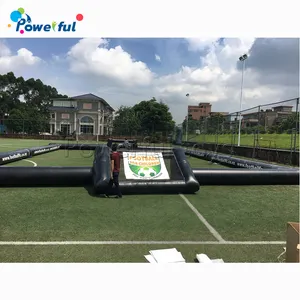 Free Logo Custom Inflatable Soap Football Soccer Court Pitch Field inflatable sport games