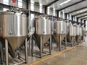 Cuve <span class=keywords><strong>de</strong></span> Fermentation Conique en Acier Inoxydable – Réservoir Mobile pour Vin et <span class=keywords><strong>Bière</strong></span> - Product Image 5
