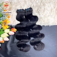 Paquets de cheveux humains birmans cambodgiens vague de corps vierge paquet ondulé vendeur de cheveux extension de cheveux humains alignés sur les cuticules vietnamiennes