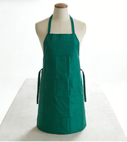 Tablier de cuisine sans manches en jean et PVC réutilisable avec logo personnalisé pour enfants - Design personnalisable