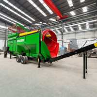 2026 Nouvelle Cribleuse Mobile Portable à Tambour pour Terre Brute, Compost et Déchets de Construction