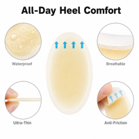 Coussinets de talon hydrocolloïdes pour marcheurs, imperméables, respirants, amortis, à forte adhérence, anti-transpiration, anti-friction