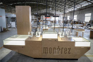 Vetrina creativa in legno per orologio da polso espositore da banco Design Fashion Glass <span class=keywords><strong>Watch</strong></span> Store vetrina per orologio da polso - Product Image 3