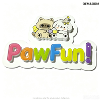 Enseigne LED Murale Personnalisée OEM en Gelée 3D avec Lettres, Motifs Animaux Mignons et Dessins Animés pour Publicité et Décoration Intérieure de Magasins pour Enfants