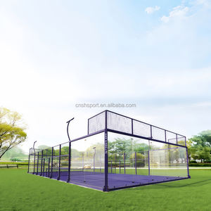 Cancha de Pádel Profesional de Origen de Fábrica a Buen Precio, Estructura Galvanizada en Caliente para Competición Internacional Profesional - Product Image 2