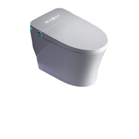 Intérieur moderne Nouveau design Toilette à capteur automatique Bidet intelligent Chasse d'eau tout-en-un Toilette intelligente avec télécommande