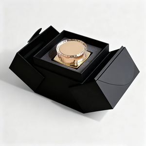 Bán buôn cứng nhắc đôi mở hộp quà tặng cho nước hoa tùy chỉnh cắt nhiệt Hình dạng hộp da mặt kem bao bì hộp giấy - Product Image 1