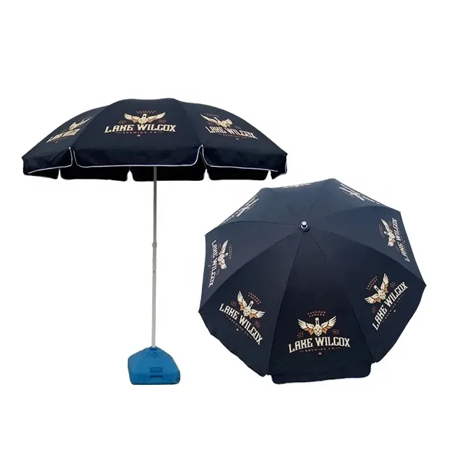 Custom Beach Umbrella Parasol Outdoor Sun Pendurado Jardim Guarda-chuva Grande Para Venda
