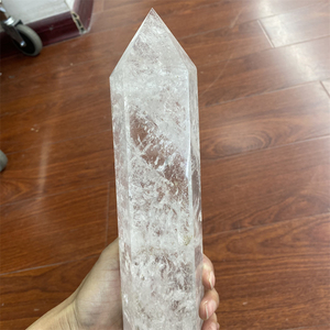All'ingrosso grande torre di quarzo trasparente naturale di cristallo bianco curativo torre di quarzo per la guarigione di Reiki - Product Image 6