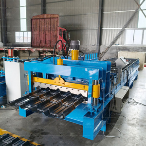 Vodley High-Accuracy Colored Glaze Steel Roof <b>Tile</b> Roll Forming Machine 0.3-0.8mm Thickness 1000mm Feeding Width 220V/380V/440V - Product Image 4