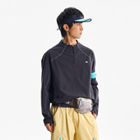Outdoor-Sport-Pullover mit halbem Reißverschlusskragen, Unisex, sonnenbeständig, antibakteriell, schnell trocknend, lockerer, langärmliger Pullover, Oberteil LST9506W