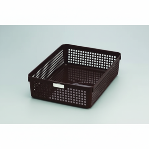 Cesto portaoggetti marrone Inomata A4 con funzione di nome personalizzata - Product Image 1