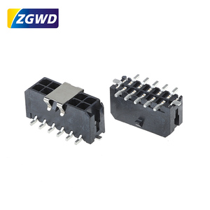 Small 5557 Vertical MX 3.0mm Pitch Connector Double Row 4P-24P Connector Replaces <strong>Molex</strong> 43045 Wire to Board Connector - Product Image 2