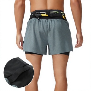 Shorts de sport pour hommes - Écologiques, séchage rapide, respirants, avec cordon de serrage à la taille - Idéal pour la course à pied, le marathon, le fitness et le basketball - Product Image 4
