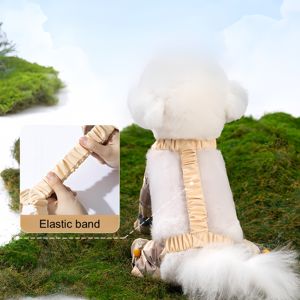 בגדים לחיות מחמד עמיד למים ולכלוך בגדים קטנים עמידים לכלוך, מכנסי כלבים לאבק - Product Image 5