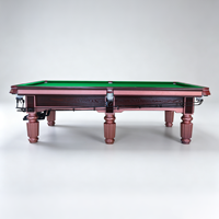 Table de billard chinoise PUSHIZHE de 9 pieds, table de billard professionnelle de tournoi standard avec retour de balles pour club