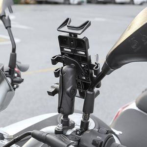 Support de téléphone support de poteau U pince 1 pouce boule Base Rail montage support de téléphone support universel doigt poignée pour <span class=keywords><strong>Ram</strong></span> - Product Image 5