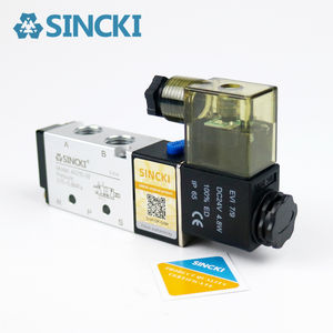 空气工作介质的4V210-08型气动控制电磁阀24V DC 220V AC 12V DC 5/2 - Product Image 3