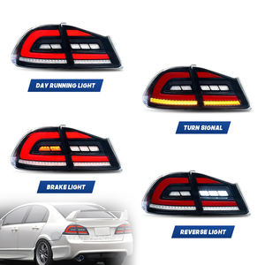 HCMOTIONZ Luces traseras para <span class=keywords><strong>Honda</strong></span> <span class=keywords><strong>Civic</strong></span> <span class=keywords><strong>Sedan</strong></span>/<span class=keywords><strong>Type</strong></span> <span class=keywords><strong>R</strong></span> 2006-2011 8th gen FD2 FD3 Start UP Animation DRL LED Rear Lamps - Product Image 3