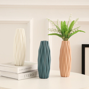 Jarrón Decorativo de Plástico Autonomy, Resistente a Caídas, para Mesa, con Flores Artificiales, Estilo Fresco y Creativo, Decoración para el Hogar - Product Image 1