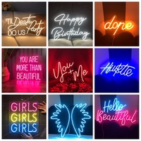 Lampu Neon Anime Akrilik Unik untuk Dinding, Dekorasi LED Kustom dengan Warna yang Dapat Disesuaikan, Bersertifikasi CE RoHS
