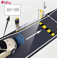 Étiquette passive durable UHF RFID pour pare-brise Étiquette d'actifs et étiquettes à longue portée pour la gestion de flotte de véhicules