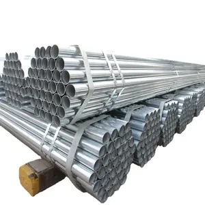 8 Ft 1.5 Inch Pre Galvanized Steel Round Pipe For Water And Gas Pipeline Cheap Prices Per Meter