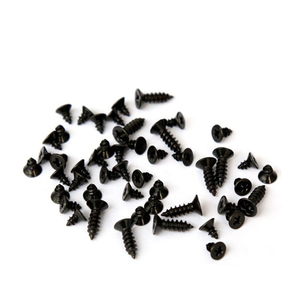 M1.4 m1.5 M1.6 m1.7 M1.8 M2 M2.2 m2.3 m2.6 m2.8 M3 M4 gỗ đầu phẳng Tự khai thác vít đen nhỏ Micro điện tử vít - Product Image 3