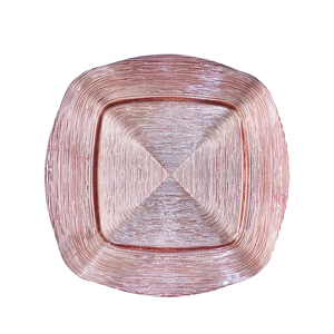 Piatto Decorativo <span class=keywords><strong>Quadrato</strong></span> in Vetro all'Ingrosso, Piatto da Cena di Lusso in Vetro per Arredamento Casa, Eventi e Cucina - Vendita all'Ingrosso - Product Image 3