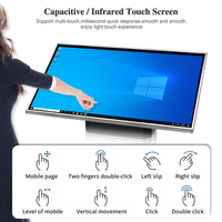 Pantalla Publicitaria Xvideo de 65 Pulgadas con Android, Kiosco con Pantalla Táctil IR, Disponible en TFT-LCD, LED Chino de 65 Pulgadas, Retroiluminación de 43-65 Pulgadas, 5ms