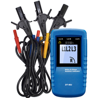 DT-901 Détecteur de phase électrique triphasé Indicateur tournant de séquence de phase