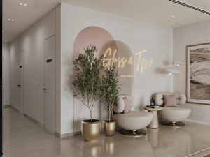 Conjunto de Sillas de Barbería para Salón al por Mayor |   Estación de Peinado Moderna para Renovación de Salones de Belleza Comerciales - Product Image 4