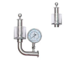 Регулируемый предохранительный клапан SS304 SS316L с ручным управлением, коленчатого типа, для высокотемпературных газов в пивоварении - Product Image 1