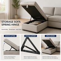 Charnière de canapé-lit triangulaire HUAWEI, quincaillerie de meuble, support pliant, mécanisme de levage pour boîte de rangement