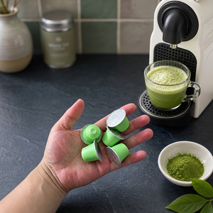 Capsules de Matcha Artisanal de Qualité Cérémoniale pour Machines à Café Domestiques et de Bureau – Capsules de Thé Vert Bio Premium – Vente en Gros - Product Image 1